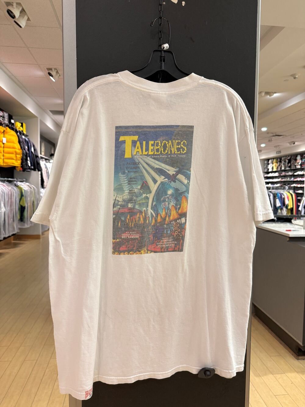 90s Talebones Vintage Science Fiction Dark Fantasy Magazine Tee Shirt Hot Press